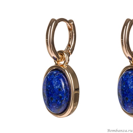 Серьги Fiore Luna, NATURAL LAPIS